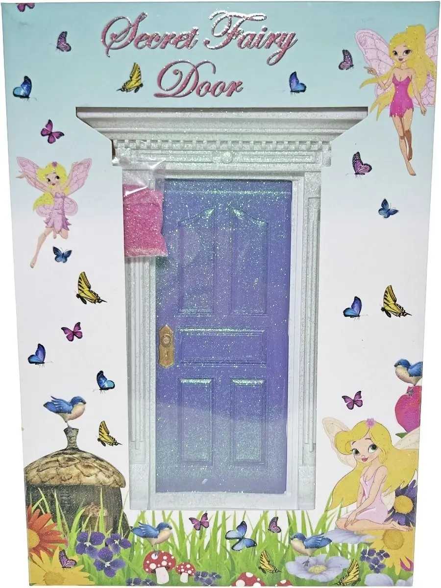 Cotton Candy -  Purple Glitter Secret Fairy Door