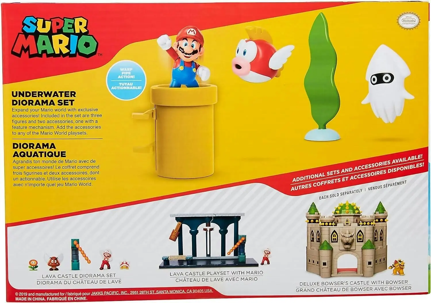 Nintendo - Super Mario 2.5-inch Underwater Diorama Set