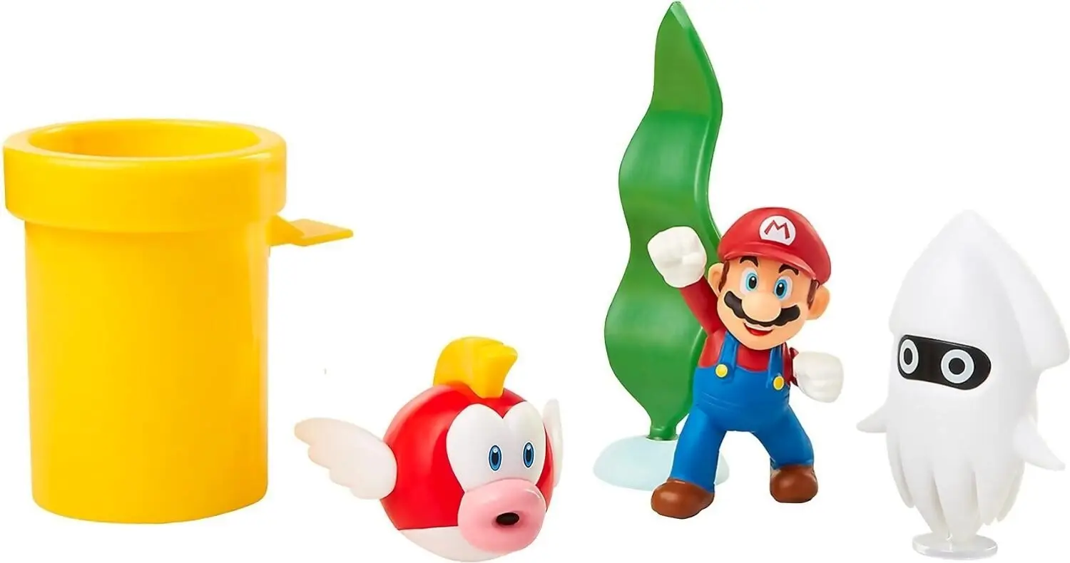 Nintendo - Super Mario 2.5-inch Underwater Diorama Set