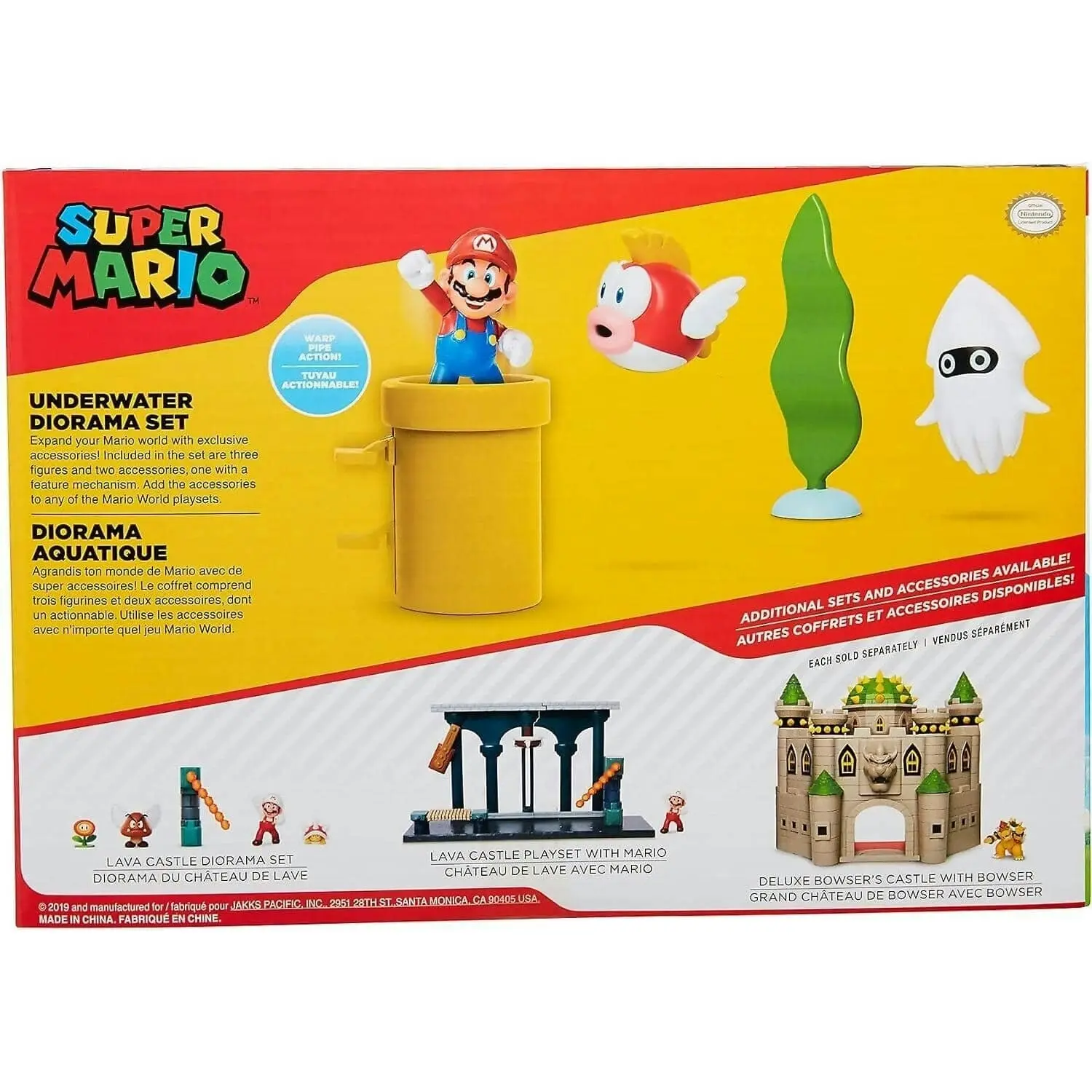 Nintendo - Super Mario 2.5-inch Underwater Diorama Set