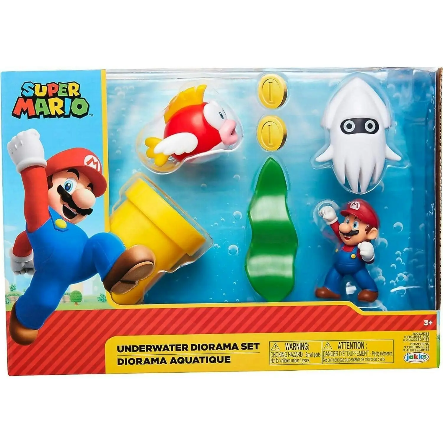 Nintendo - Super Mario 2.5-inch Underwater Diorama Set