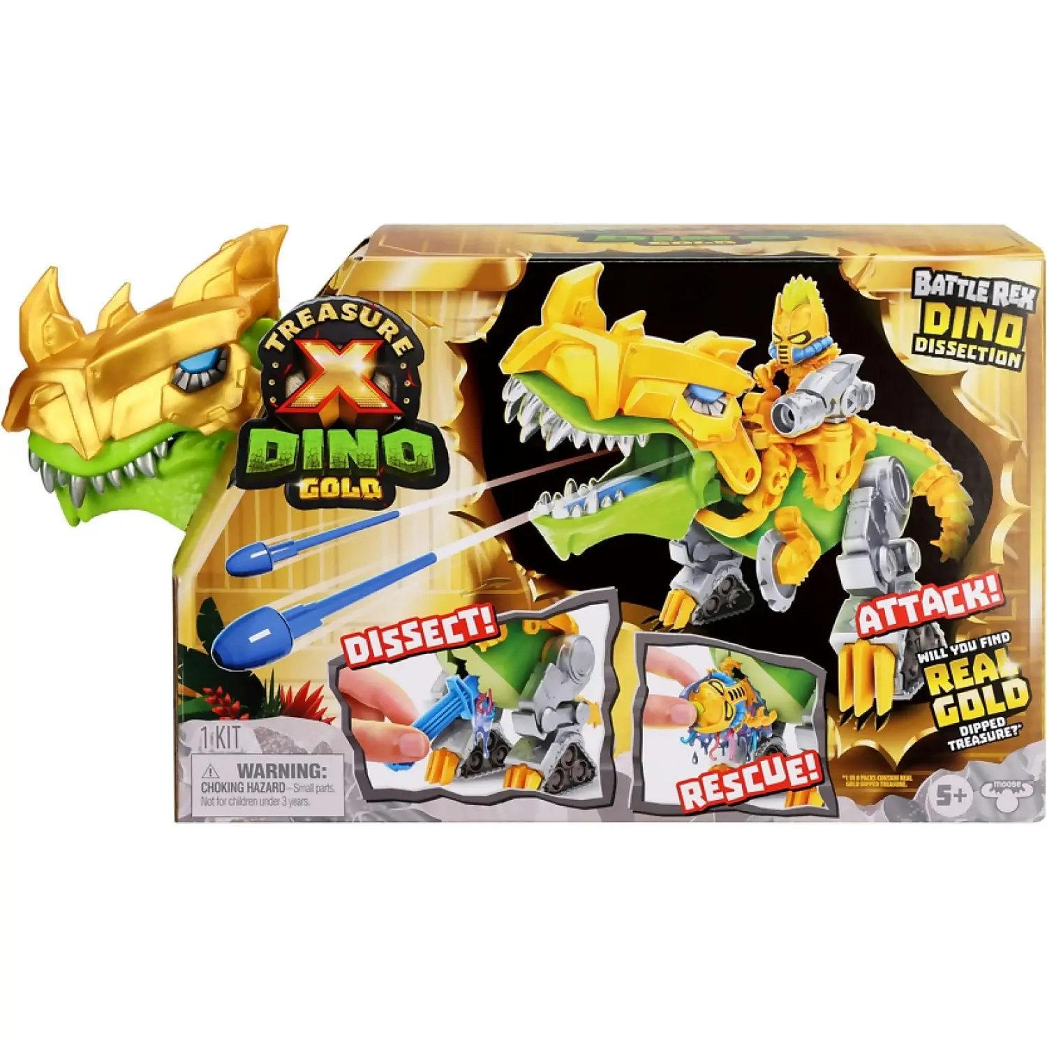 Treasure X - Dino Gold S5 Battle Rex Dino Dissection