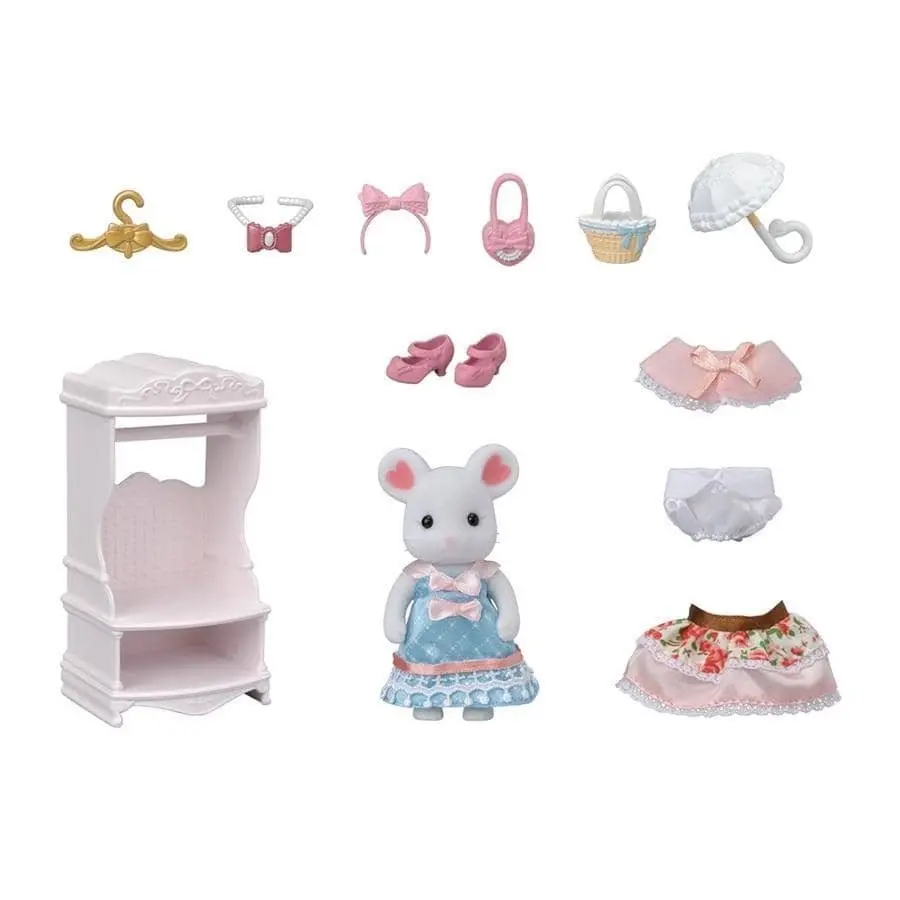 Sylvanian Families - Fashion Play Set - Sugar Sweet Collection  Animal Doll Playset