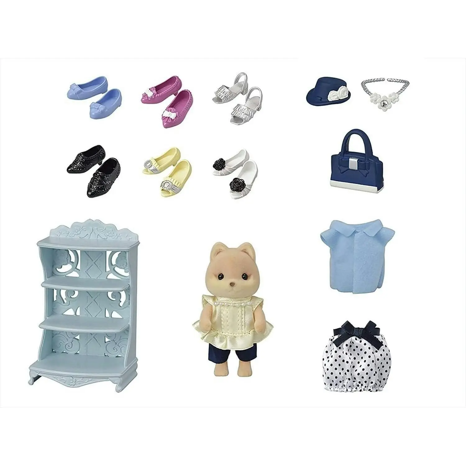 Sylvanian Families - Fashion Play Set Shoe Shop Collection Animal Doll Playset