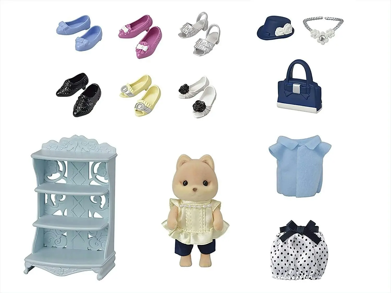 Sylvanian Families - Fashion Play Set Shoe Shop Collection Animal Doll Playset