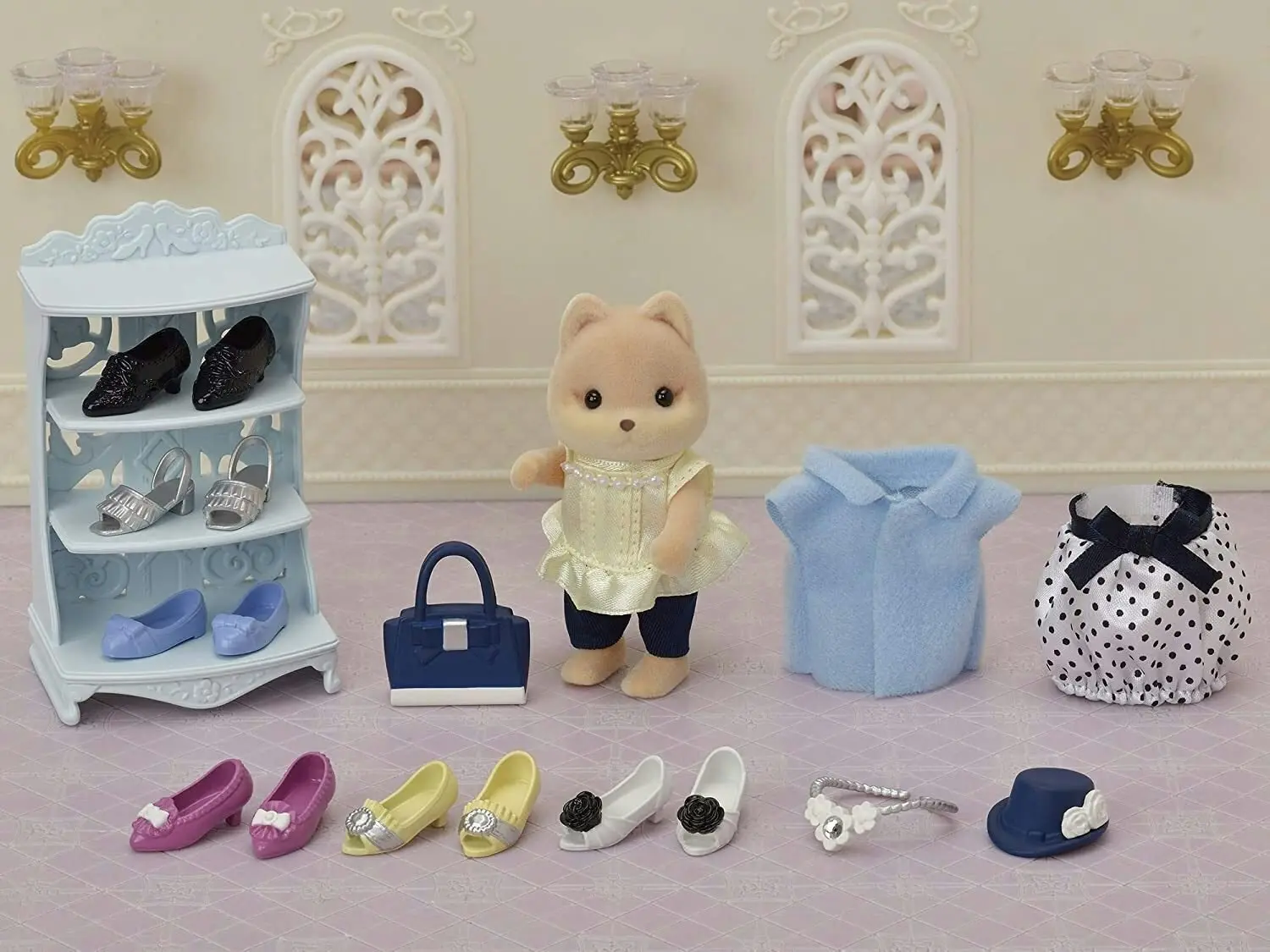 Sylvanian Families - Fashion Play Set Shoe Shop Collection Animal Doll Playset