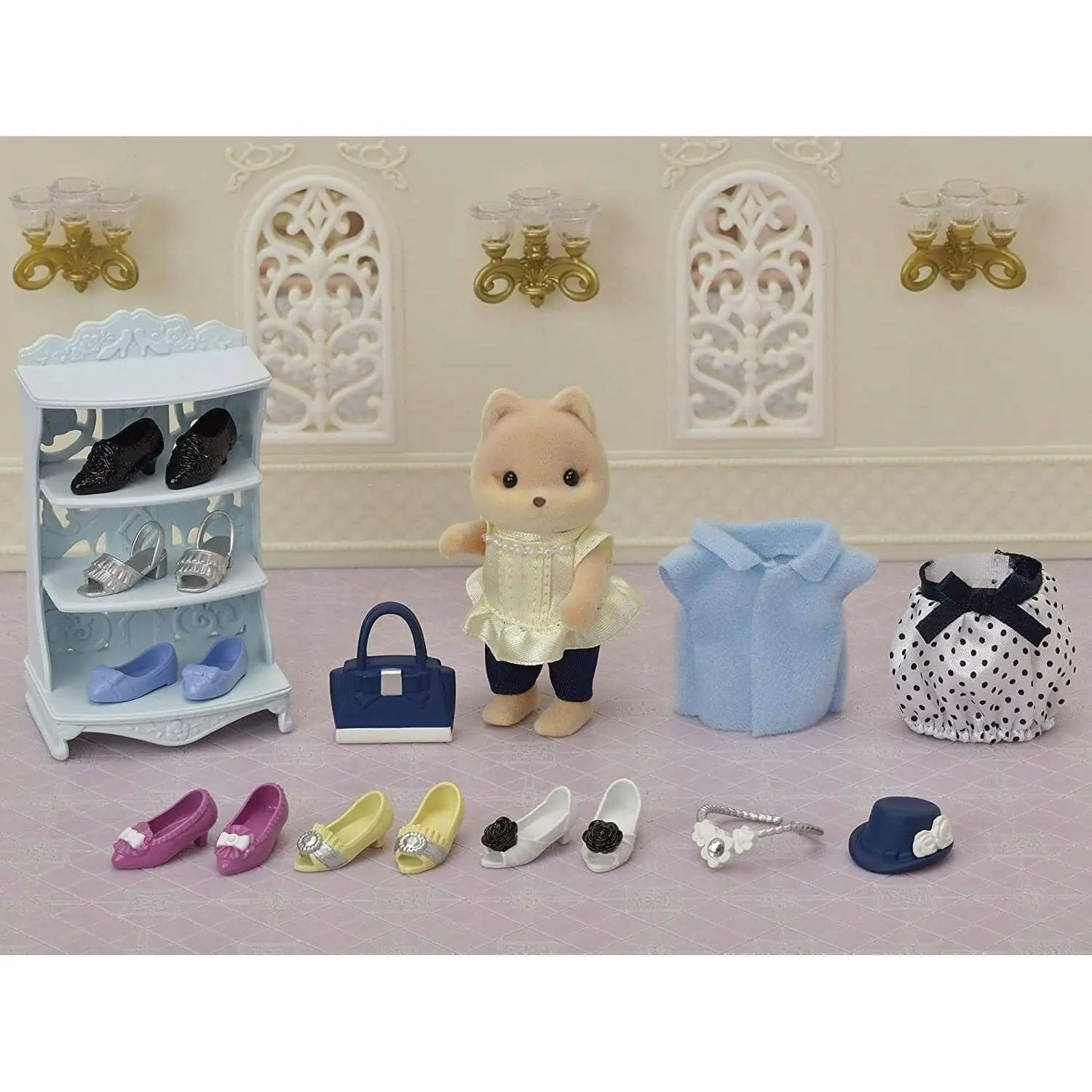 Sylvanian Families - Fashion Play Set Shoe Shop Collection Animal Doll Playset