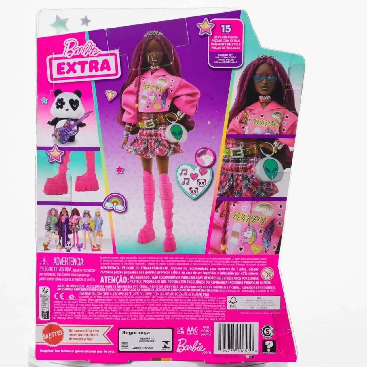 Barbie Doll With Pet Panda Barbie Extra Kids Toys And Gifts