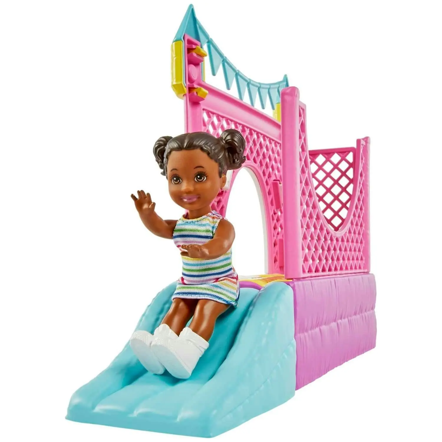 Barbie Skipper Babysitters Inc. Bounce House Playset With Dolls & Accessories