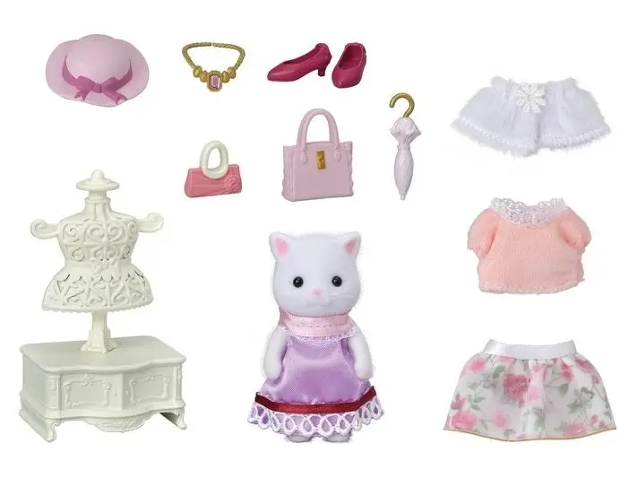 Sylvanian Families - Fashion Play Set Town Girl Persian Cat