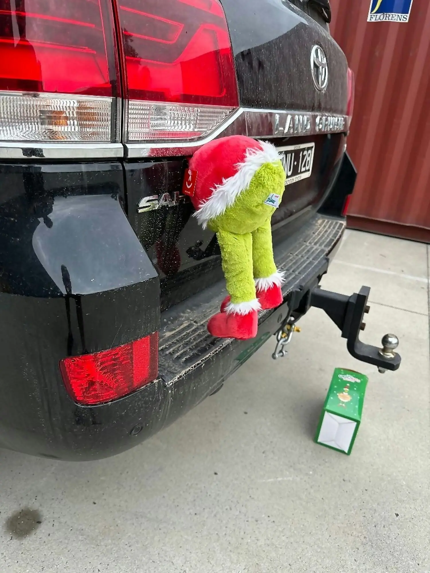 Cotton Candy - Xmas Plush Dr. Seuss 15-inch Grinch Car Boot