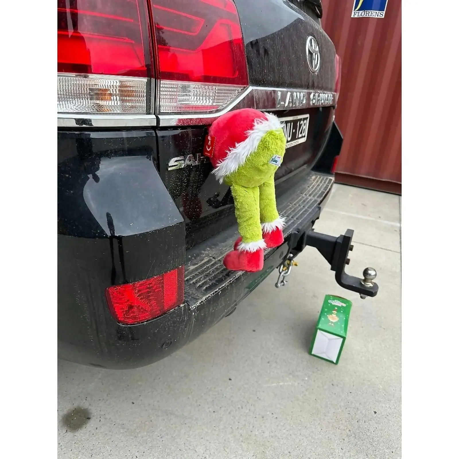 Cotton Candy - Xmas Plush Dr. Seuss 15-inch Grinch Car Boot