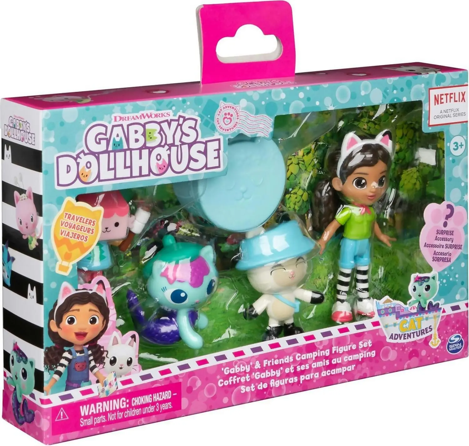 Gabby's Dollhouse - Gabby & Friends Camping Figure Set