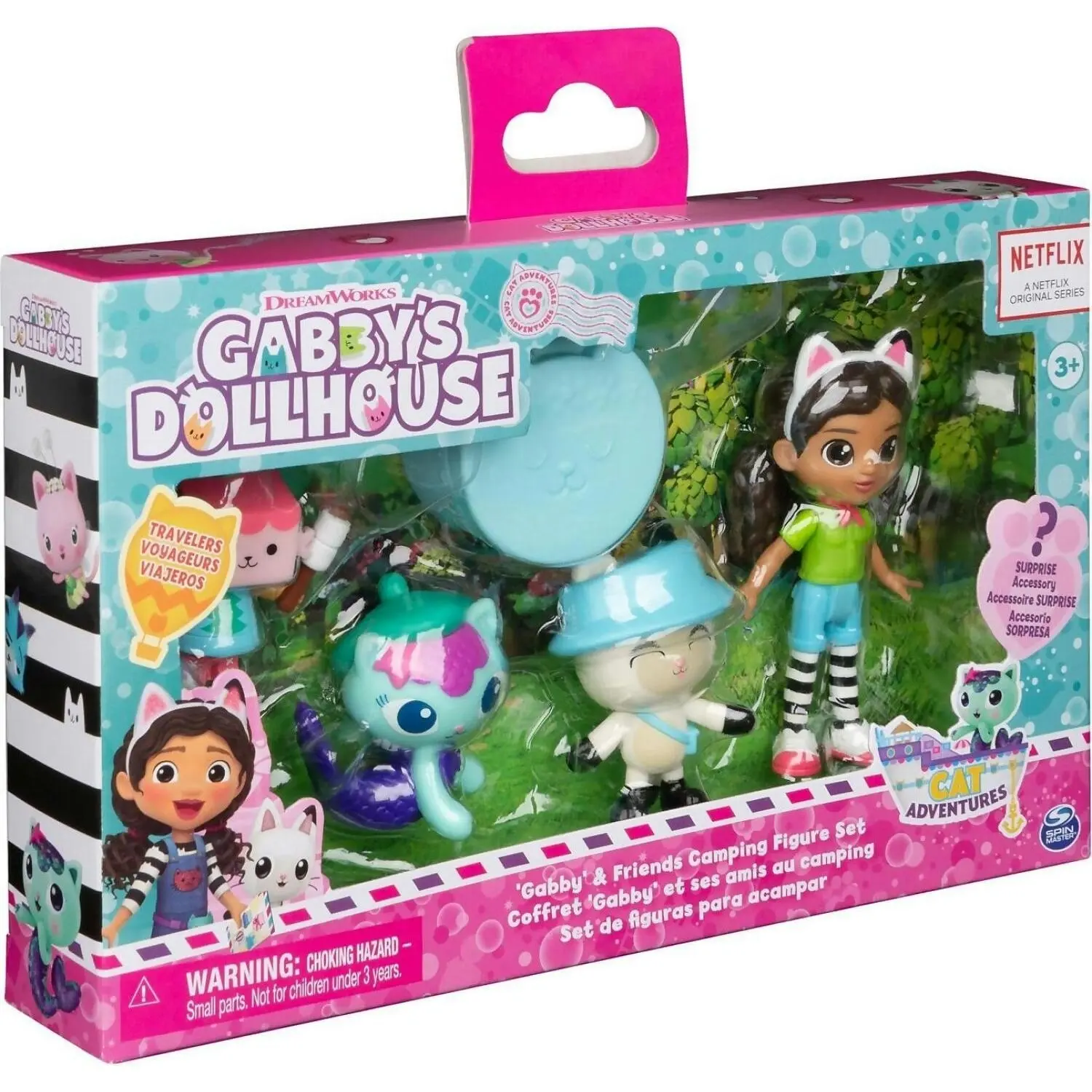 Gabby's Dollhouse - Gabby & Friends Camping Figure Set