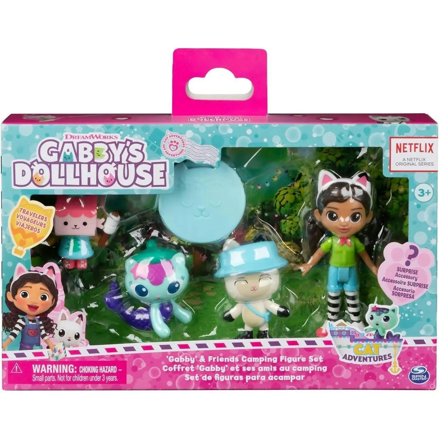 Gabby's Dollhouse - Gabby & Friends Camping Figure Set