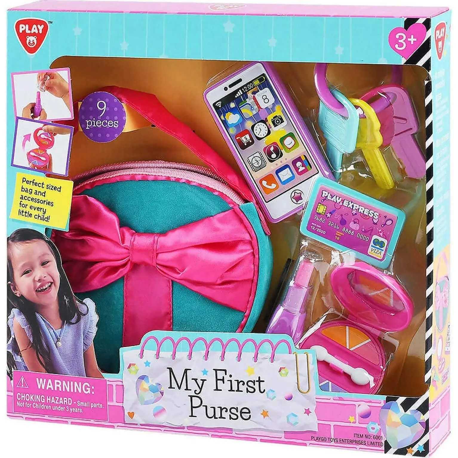 Playgo Toys Ent. Ltd. - My First Purse 9 Pieces