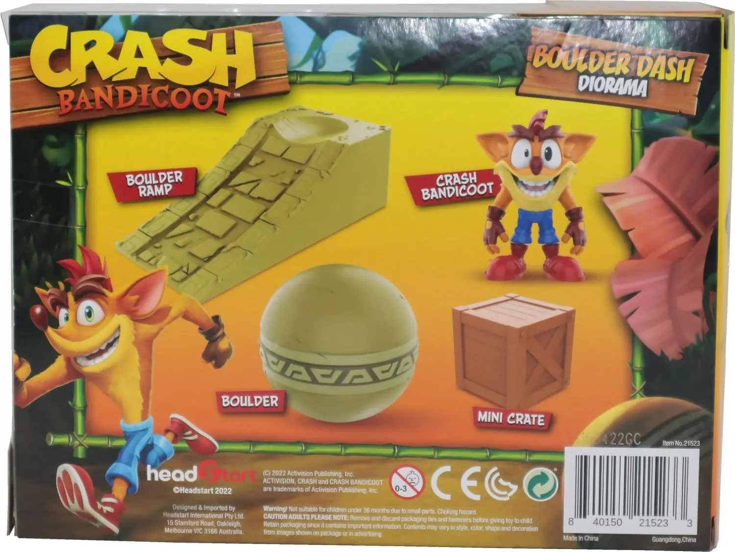 Crash Bandicoot - 2.5'' Boulder Dash Diorama