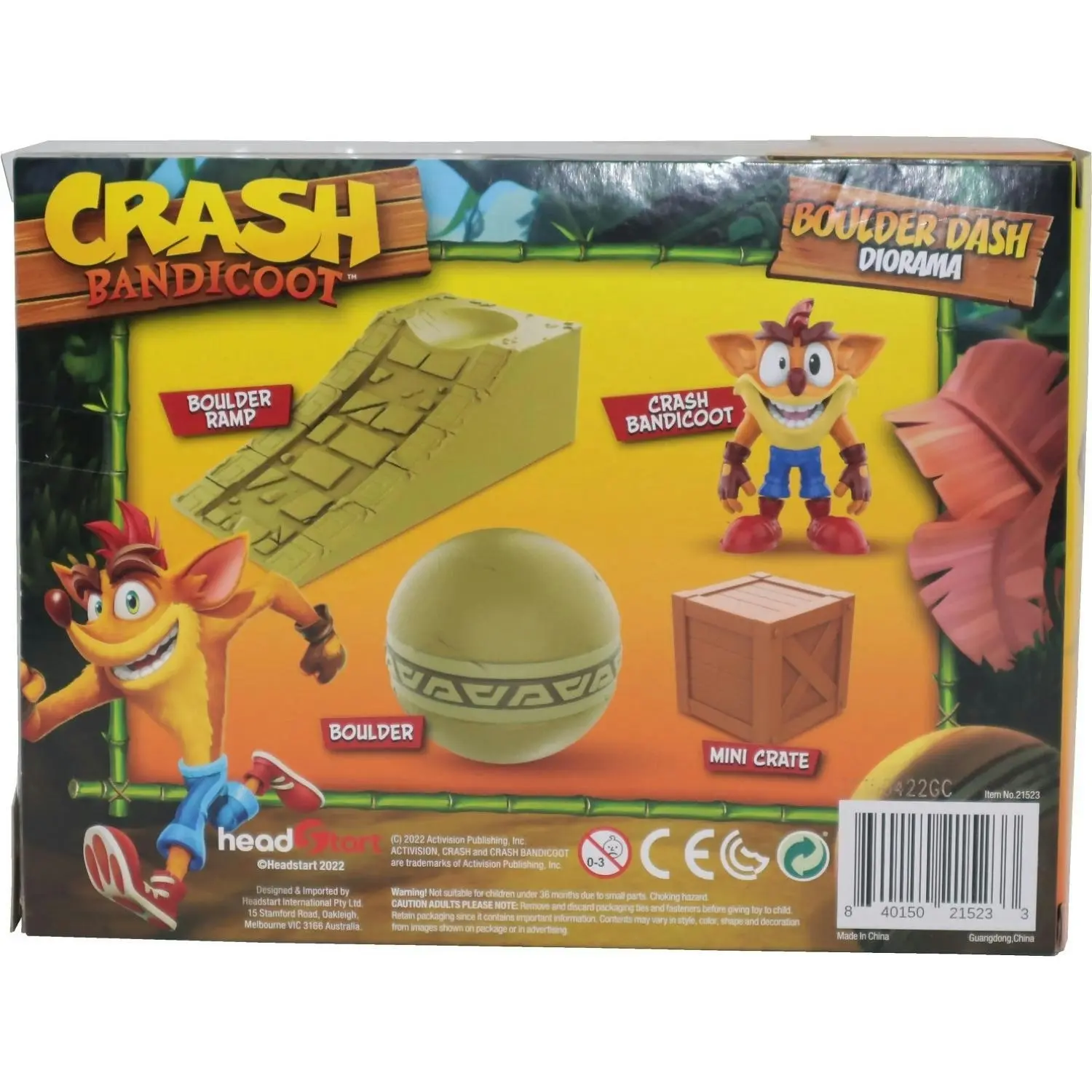 Crash Bandicoot - 2.5'' Boulder Dash Diorama