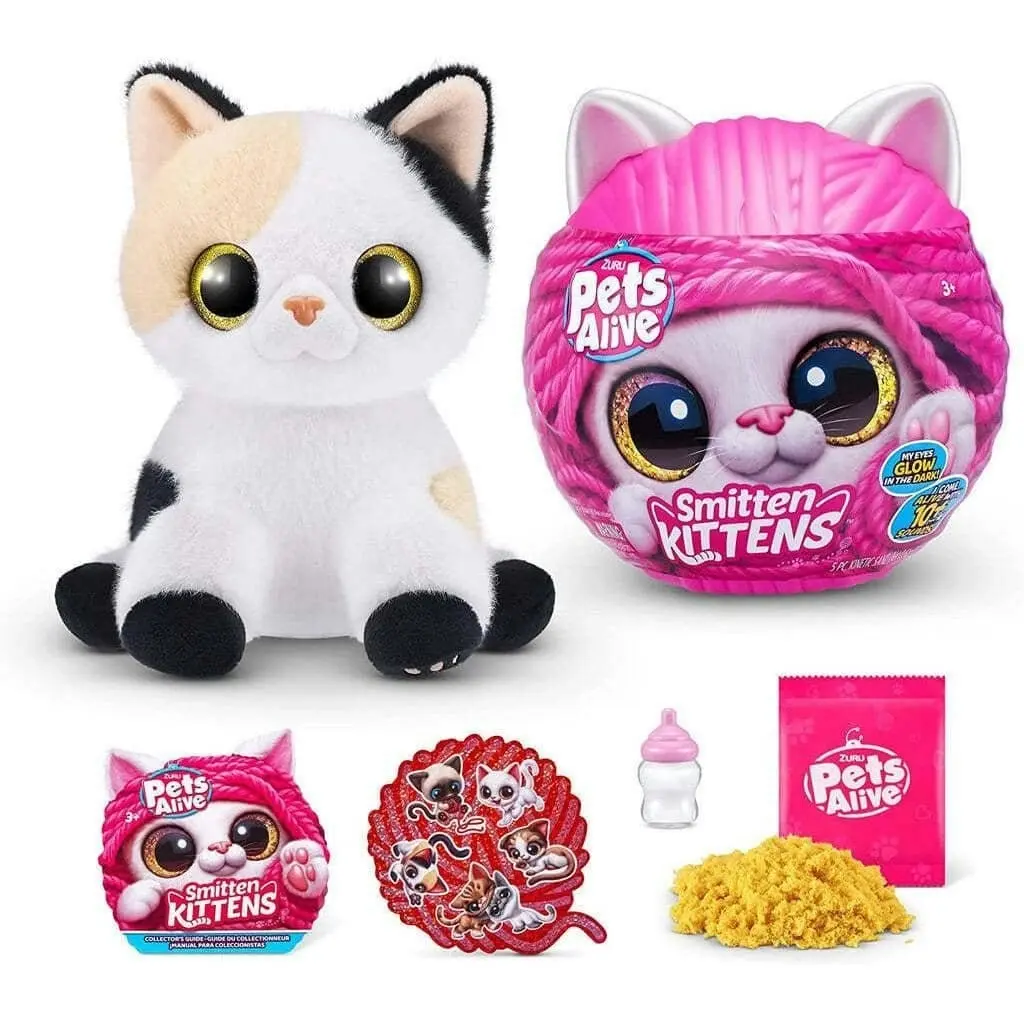 ZURU - Pet's Smitten Kitten's Interactive Plush