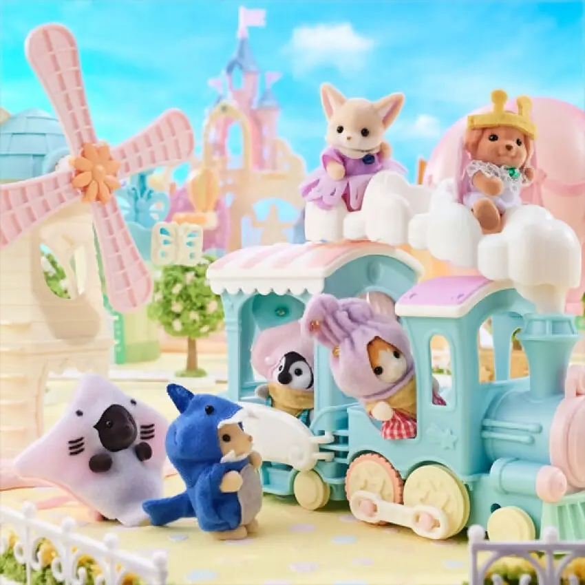 Sylvanian Families - Baby Duo - Ice Cream Sundaes Animal Doll Playset