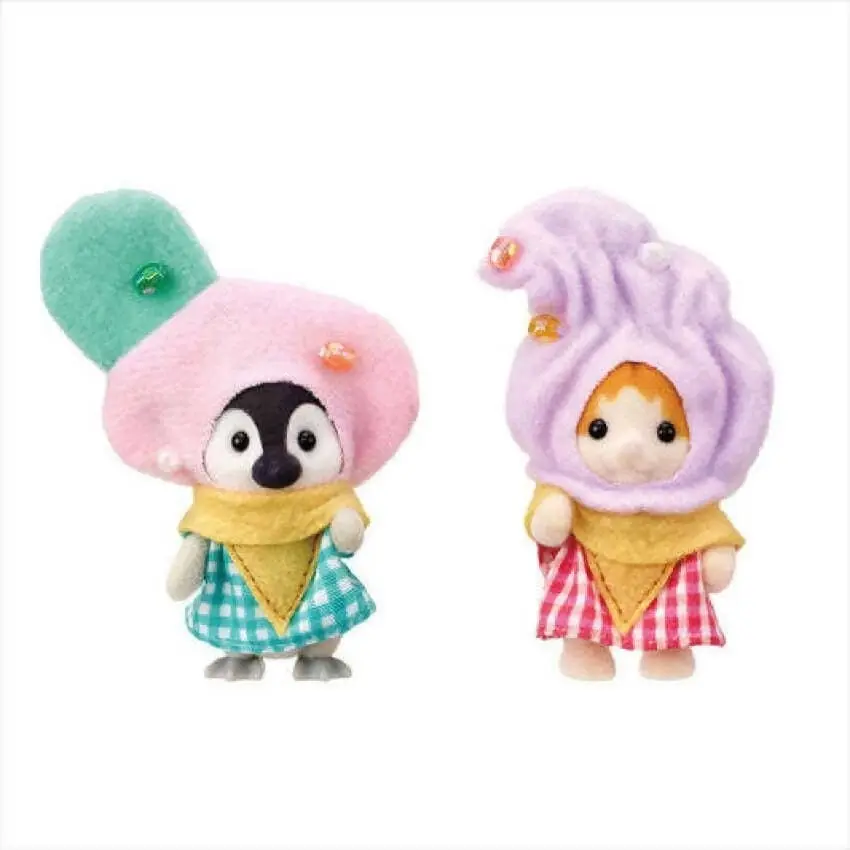 Sylvanian Families - Baby Duo - Ice Cream Sundaes Animal Doll Playset