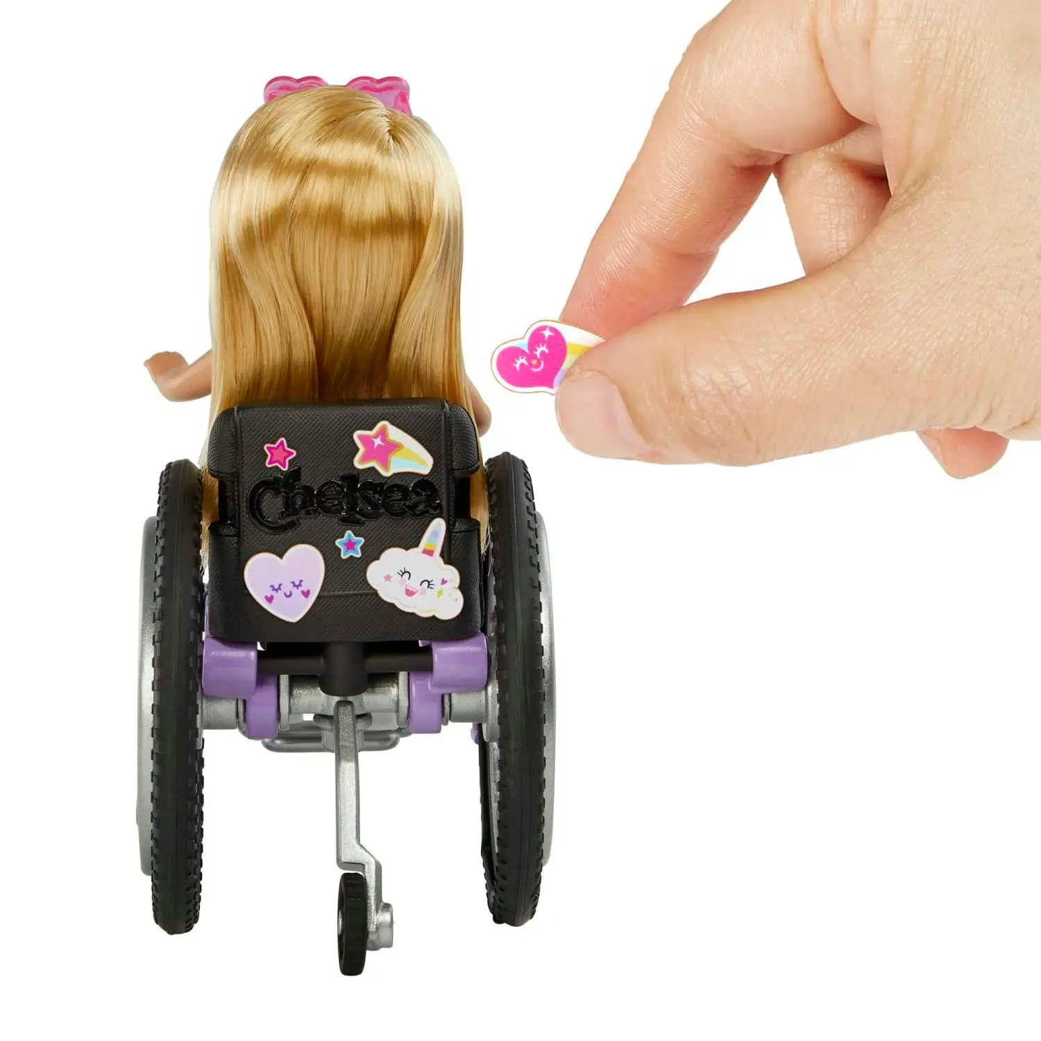 Barbie Chelsea Doll (blonde) & Wheelchair Toy For 3 Year Olds & Up