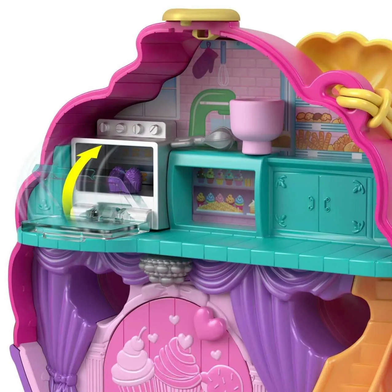 Polly Pocket - Something Sweet Cupcake Compact Playset