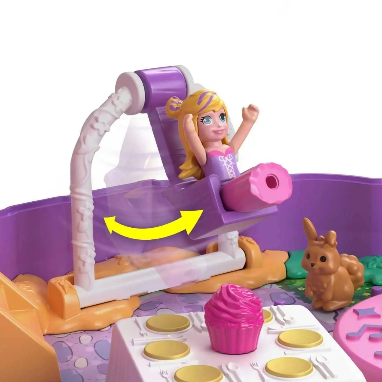 Polly Pocket - Something Sweet Cupcake Compact Playset