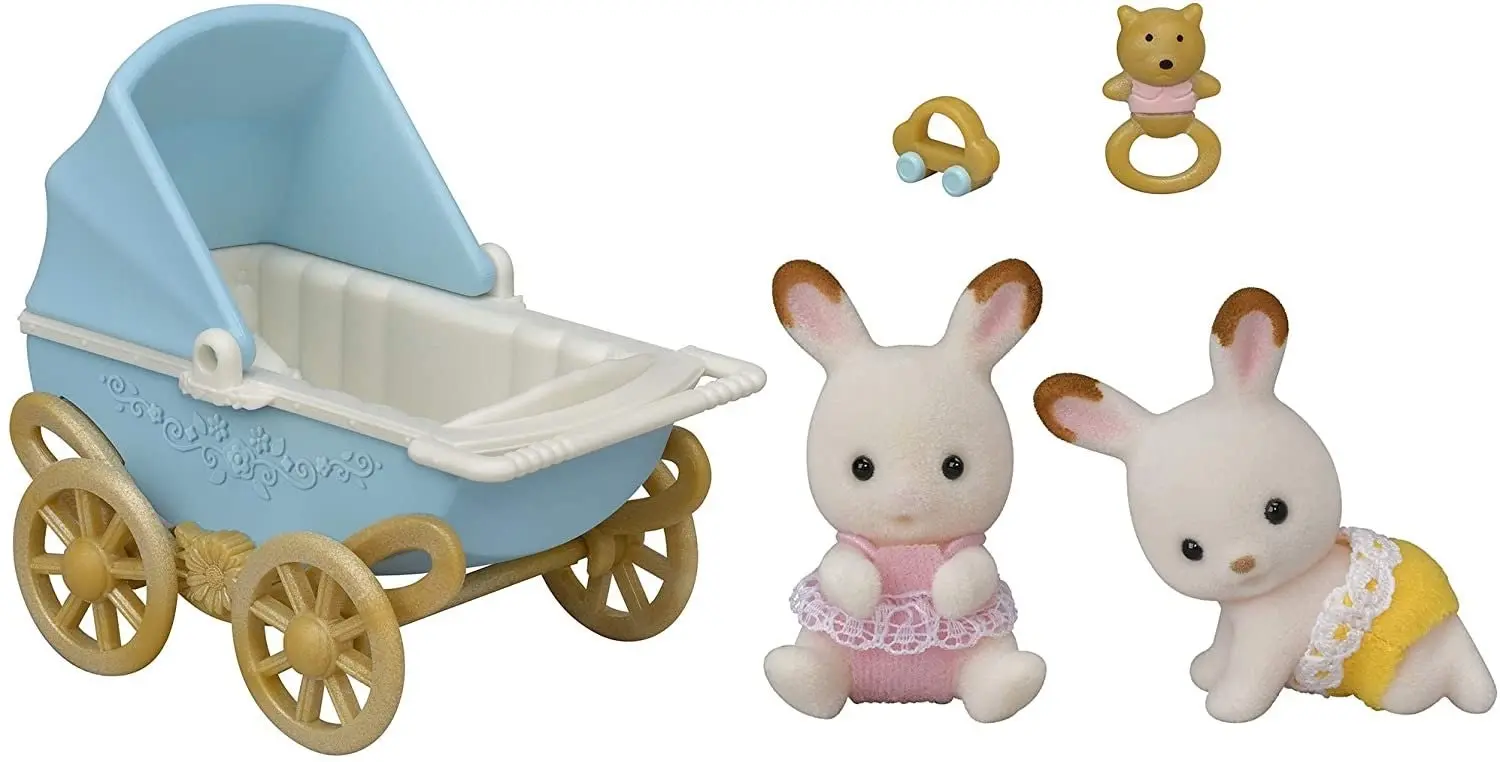 Sylvanian Families - Chocolate Rabbit Twins Set