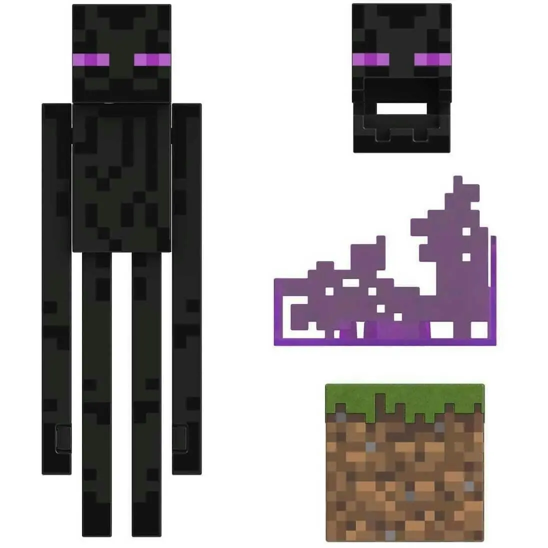 Minecraft - Diamond Enderman Action Figure With Accessories 5.5-inch Toy Collectible - Mattel