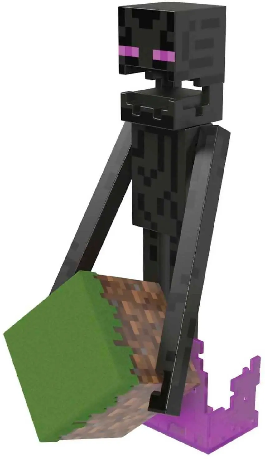 Minecraft - Diamond Enderman Action Figure With Accessories 5.5-inch Toy Collectible - Mattel