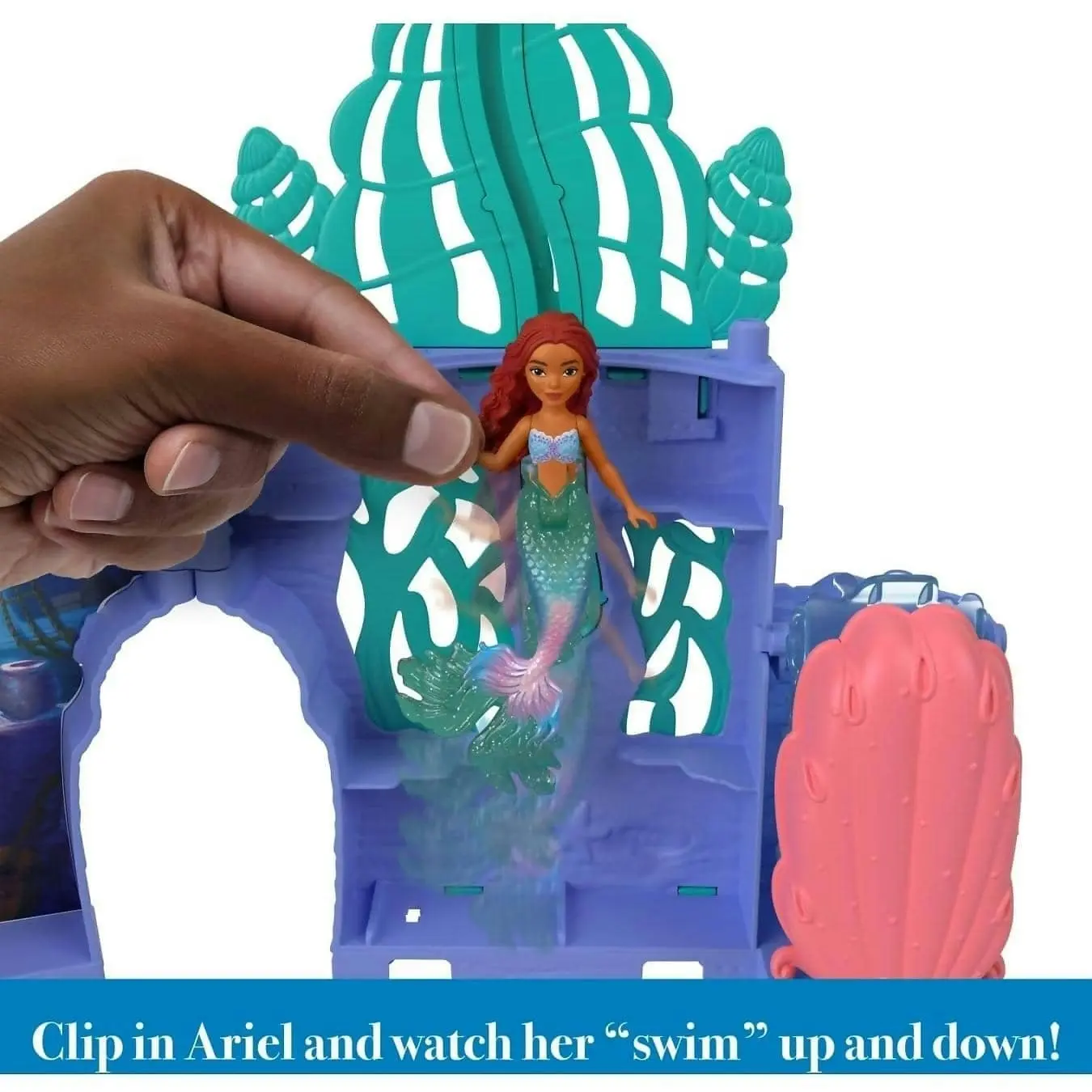 Disney - The Little Mermaid - Storytime Stackers Ariel's Grotto Playset And 10 Accessories - Mattel