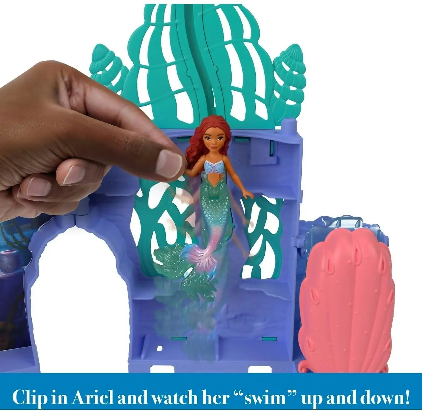 Disney - The Little Mermaid - Storytime Stackers Ariel's Grotto Playset And 10 Accessories - Mattel