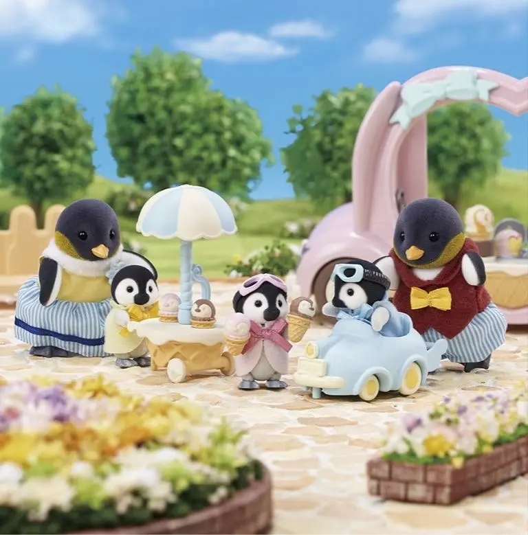 Sylvanian Families - Penguin Family Animal Doll Playset