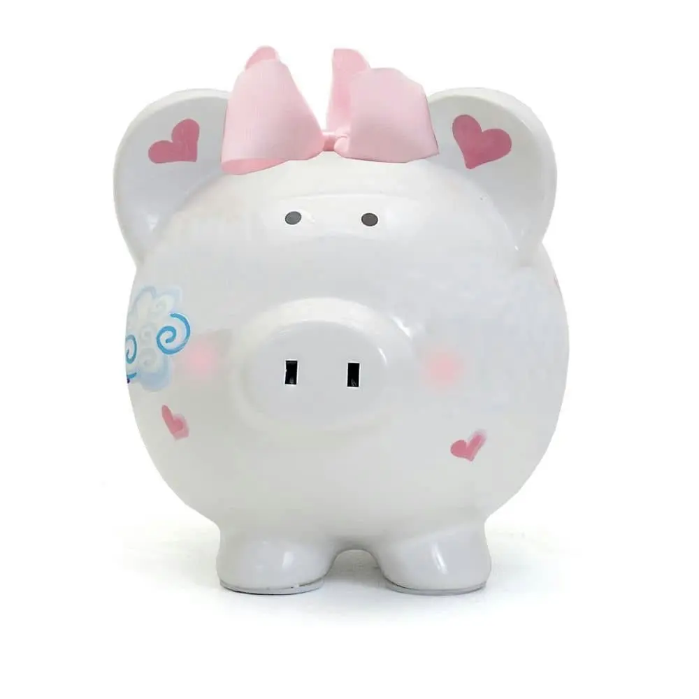 Cotton Candy -  Unicorns And Rainbows Piggy Bank