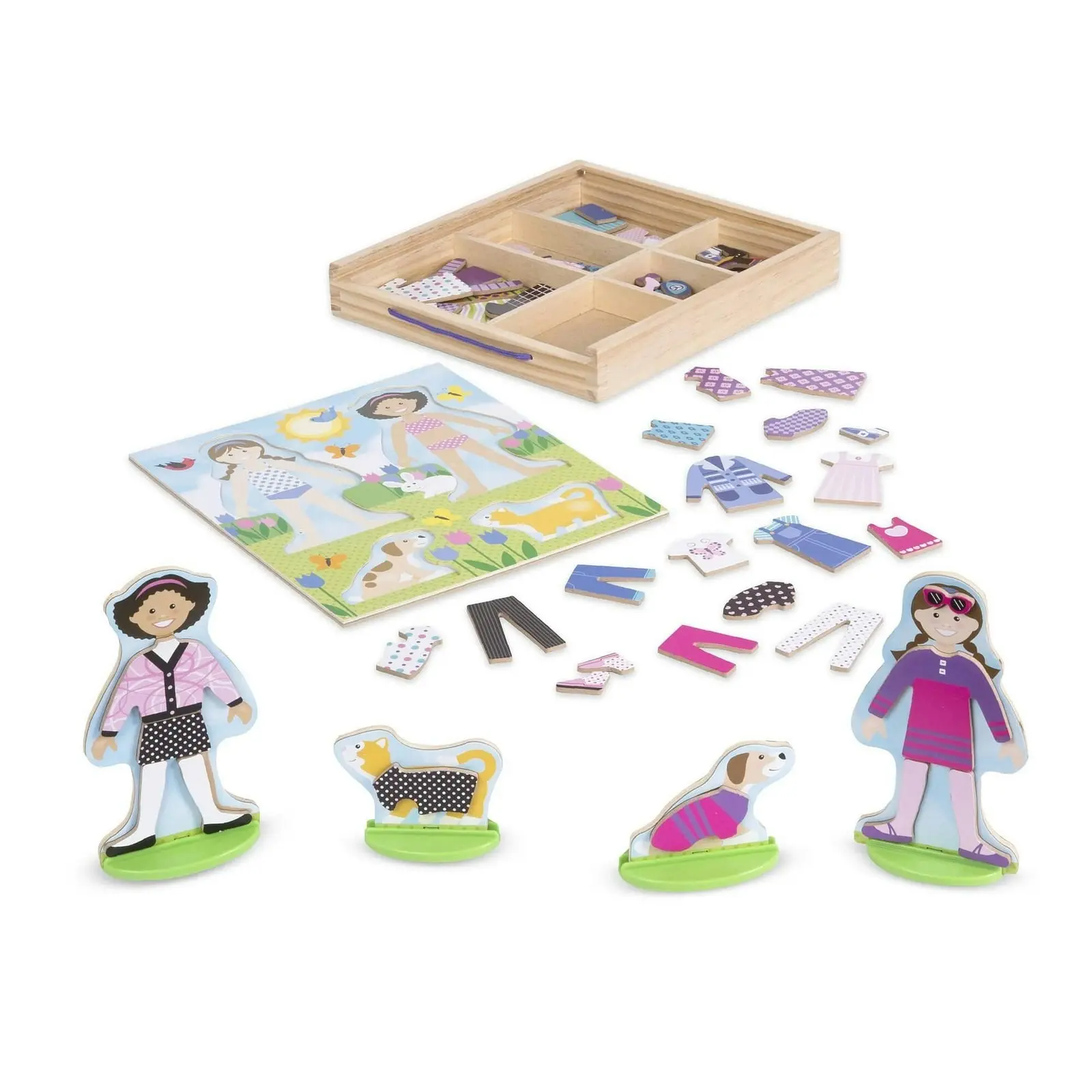 Melissa & Doug - Best Friends Magnetic Dress-up Play Set