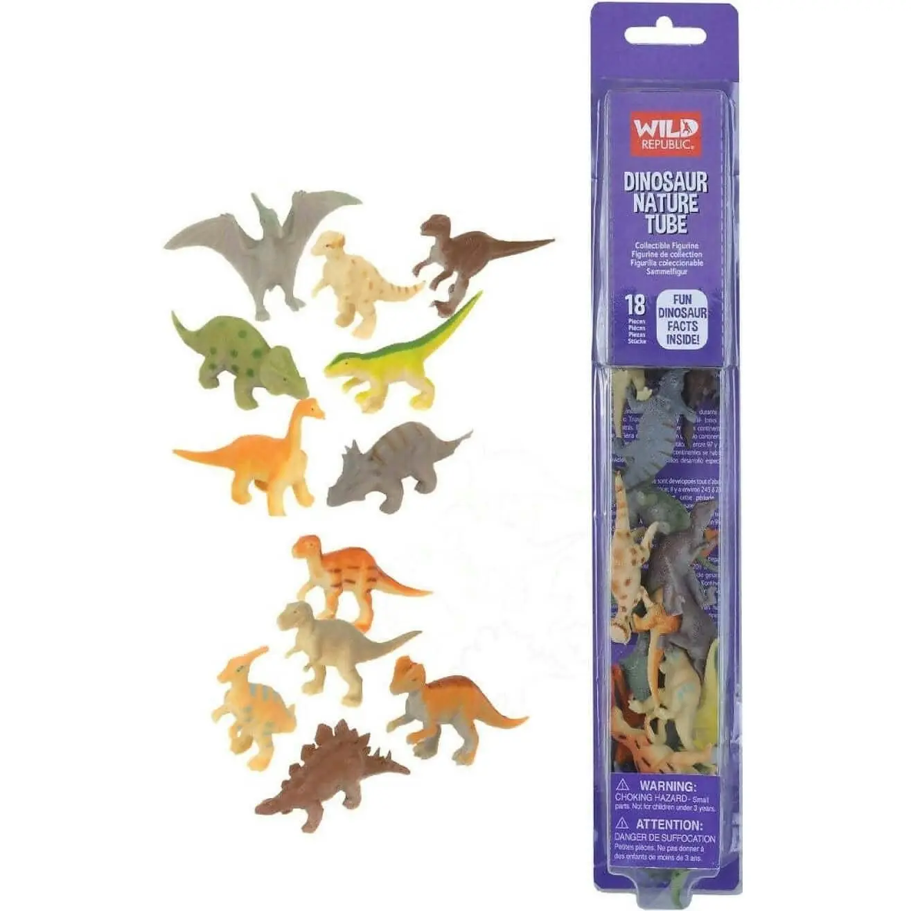 Wild Republic - Nature Tube Dinosaur Collection