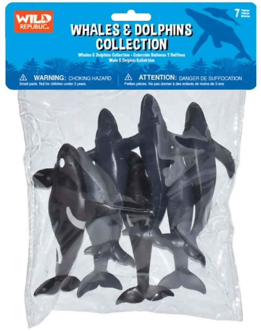 Wild Republic - Polybag Whales & Dolphins Collection