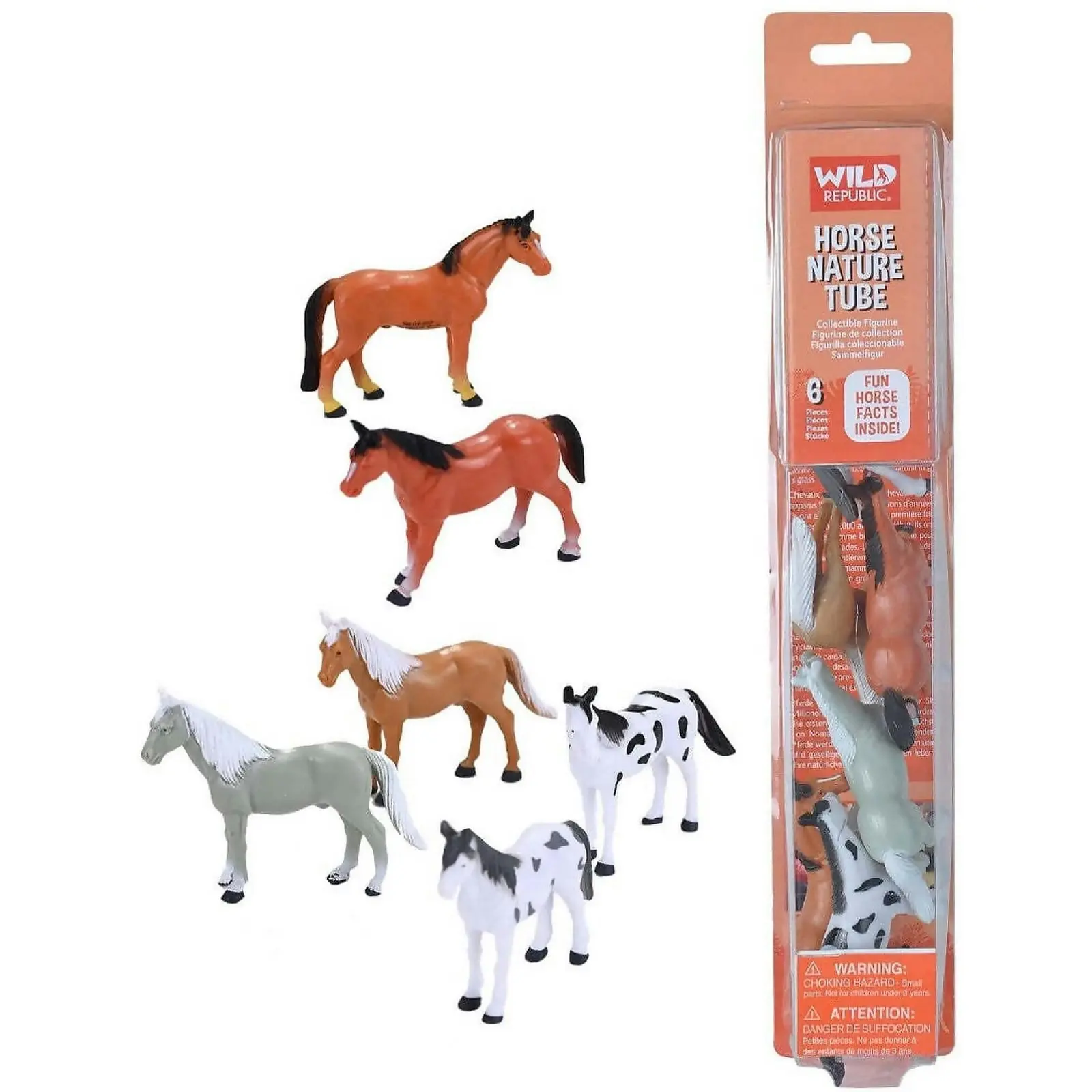 Wild Republic - Nature Tube Horse Collection