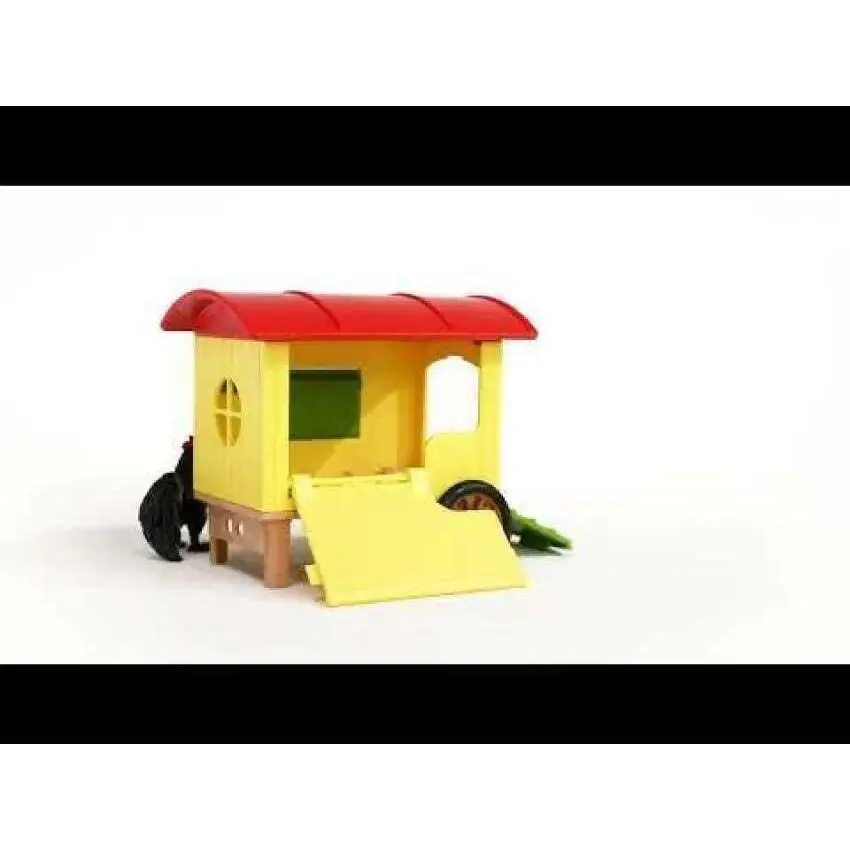 Schleich - Mobile Chicken Coop - Farm World Animal Playset