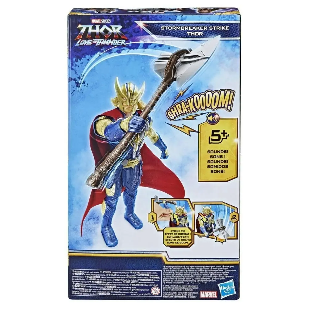 Marvel Thor Love And Thunder Stormbreaker Strike 12-inch Electronic Figure Hasbro