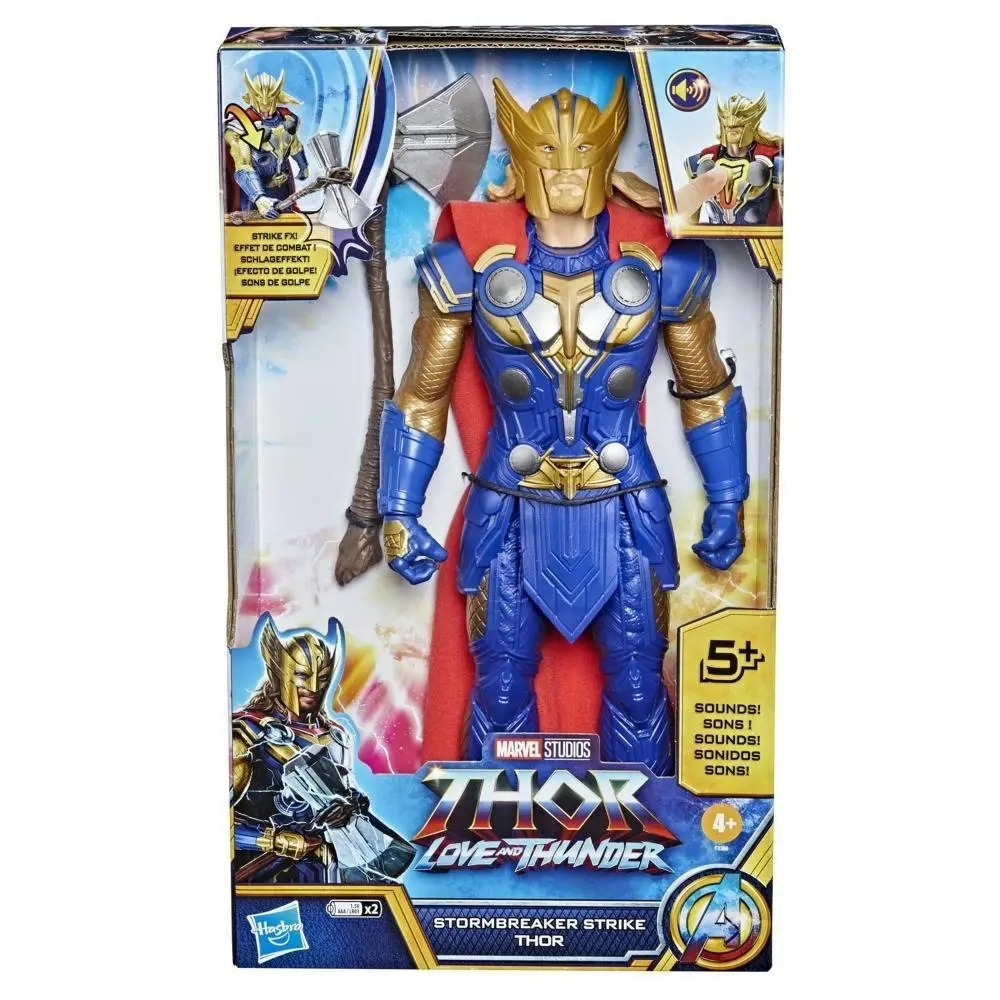 Marvel Thor Love And Thunder Stormbreaker Strike 12-inch Electronic Figure Hasbro