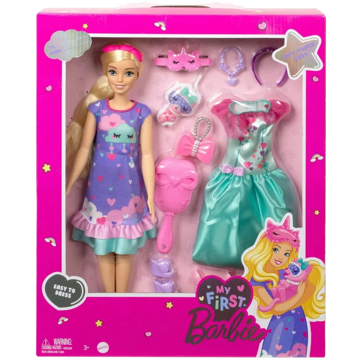 Barbie Doll For Preschoolers My First Barbie Deluxe Blonde