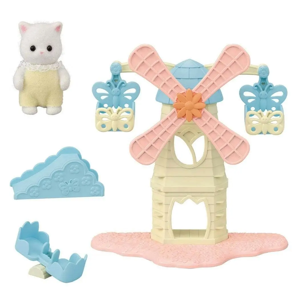 Sylvanian Families - Baby Windmill Park Animal Doll Playset