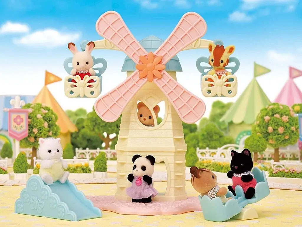 Sylvanian Families - Baby Windmill Park Animal Doll Playset