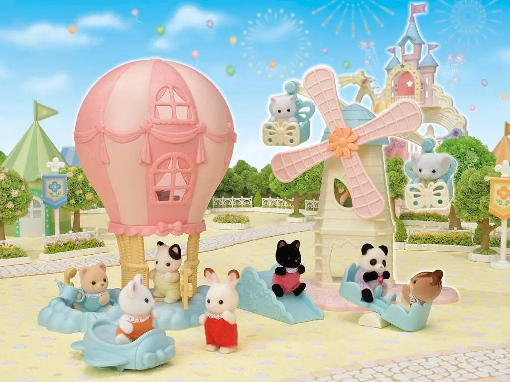 Sylvanian Families - Baby Windmill Park Animal Doll Playset