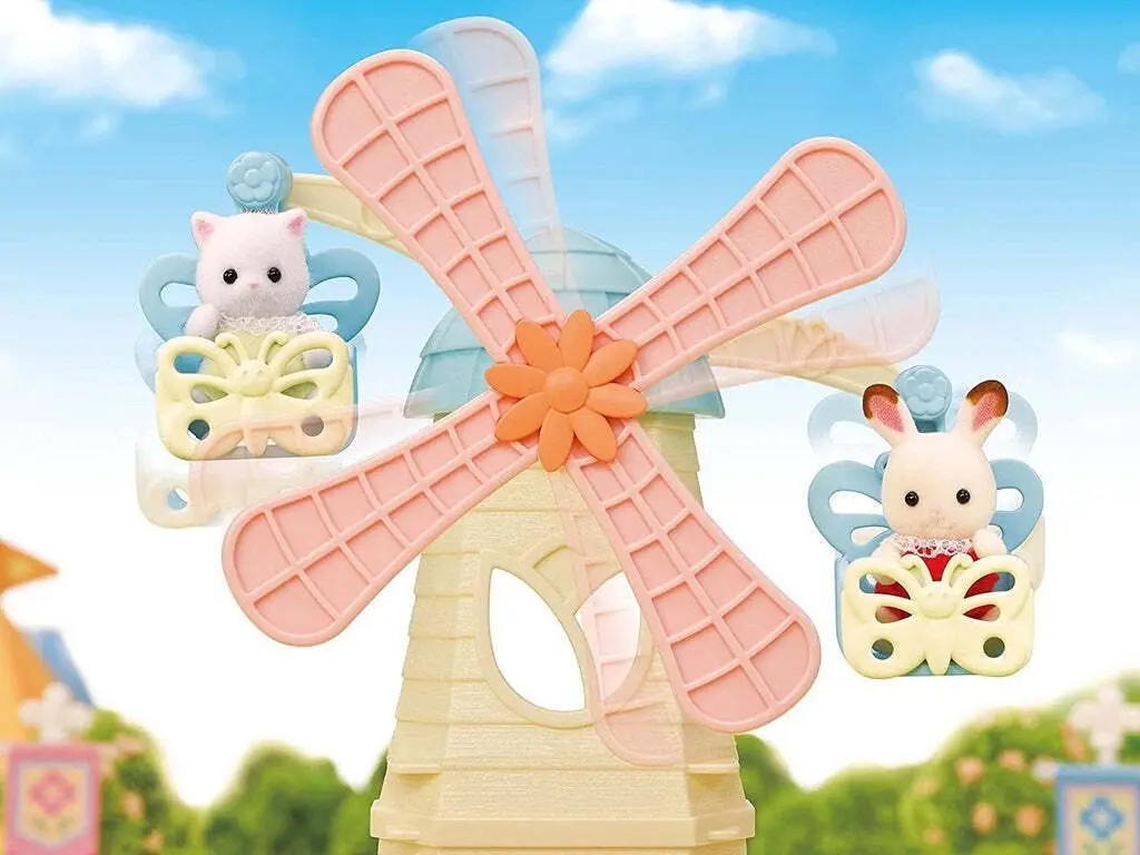 Sylvanian Families - Baby Windmill Park Animal Doll Playset