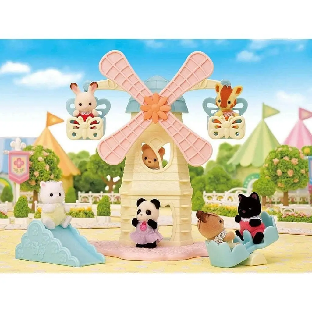 Sylvanian Families - Baby Windmill Park Animal Doll Playset