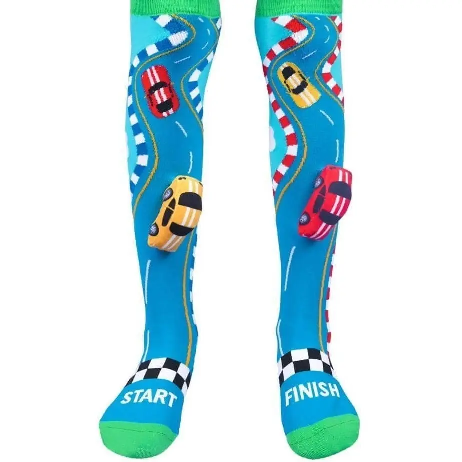 MADMIA - Racing Cars Socks Kids & Adults Age 6y+