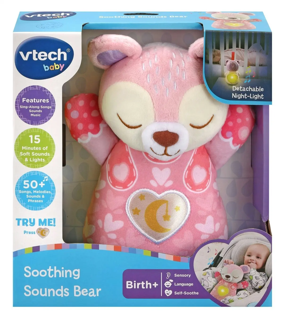 VTech - Soothing Sounds Bear Pink